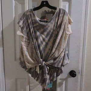 Tie Dye Boutique Flowy Blouse